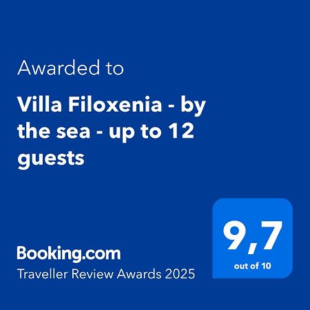 Villa Filoxenia - By The Sea - Up To 12 Guests Kato Rodini 外观 照片